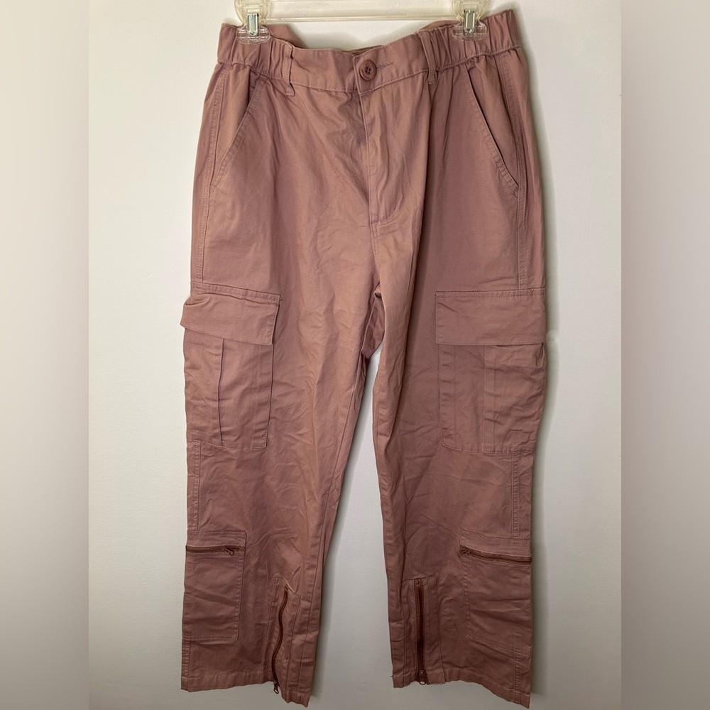 Dusty Rose Cargo Pants